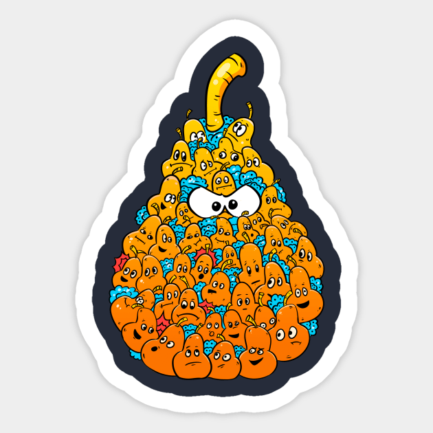 we are a pear Sticker by vanpaul54